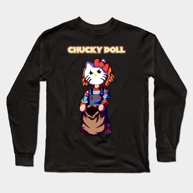 Chucky t-shirt Long Sleeve T-Shirt by Hitamshop